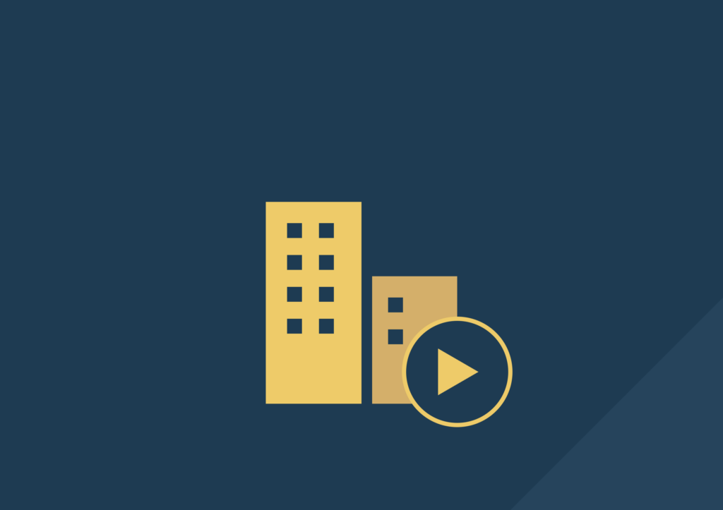 Icona servizio di video di architettura